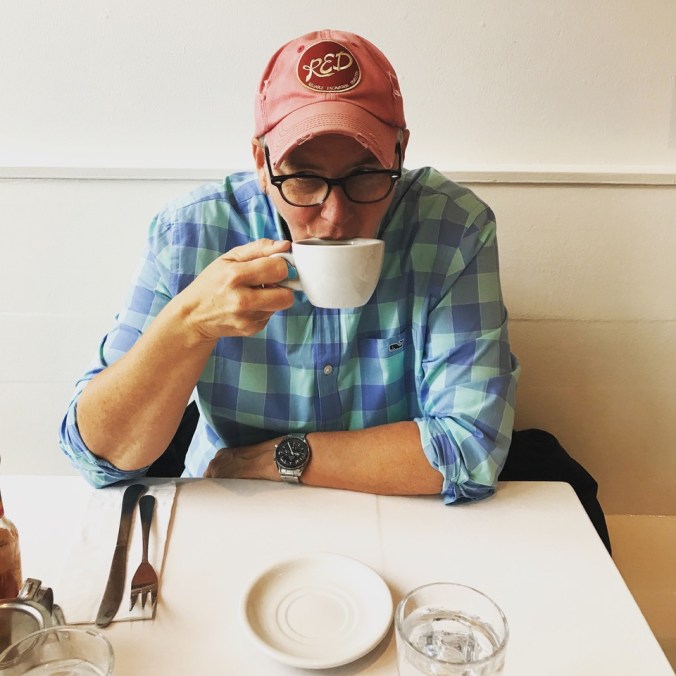 Missouri Vaun drinking coffee.